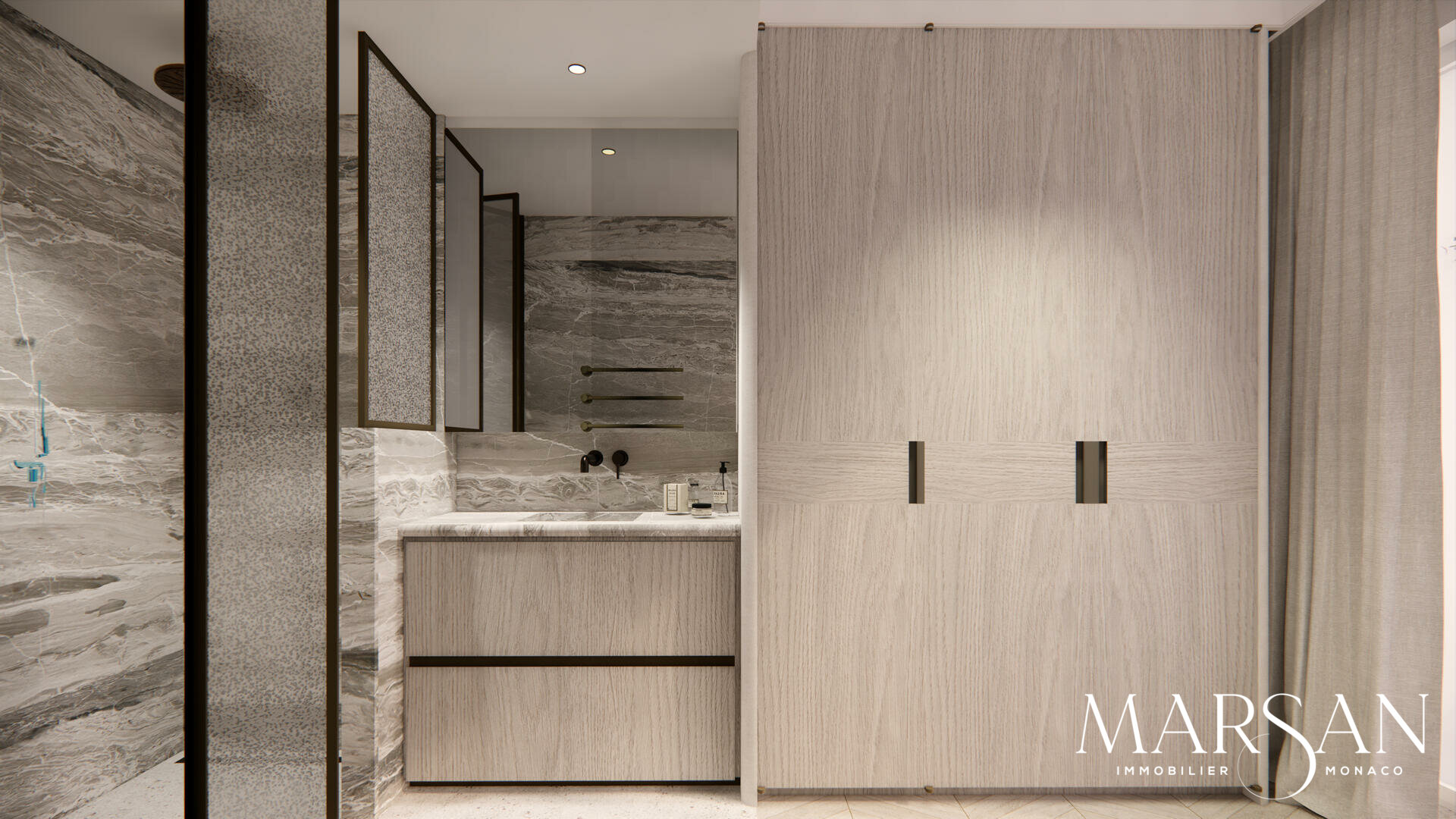 Duplex lussuosamente ristrutturato – Residenza Ambassador, Boulevard des Moulins