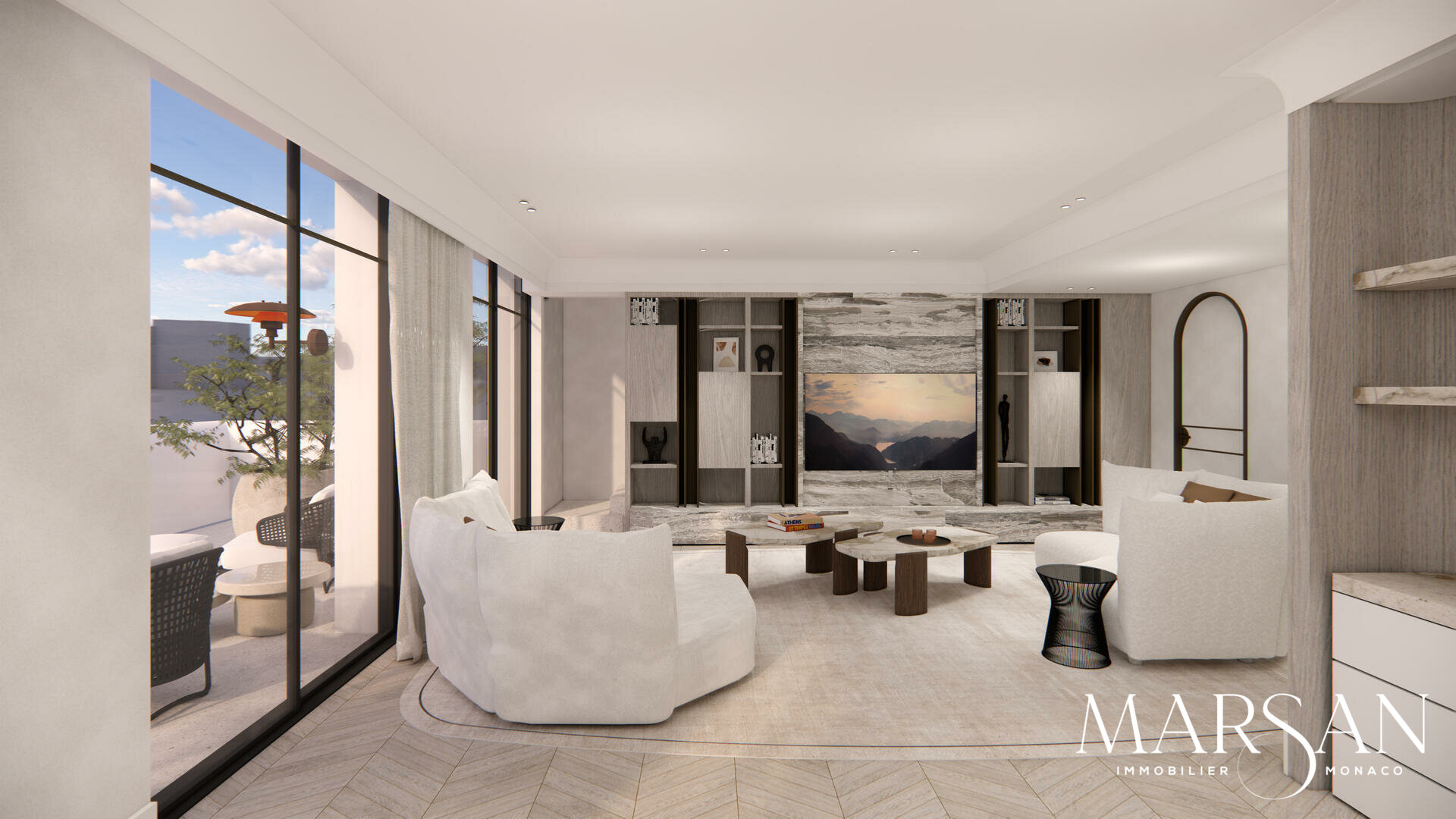 Duplex lussuosamente ristrutturato – Residenza Ambassador, Boulevard des Moulins