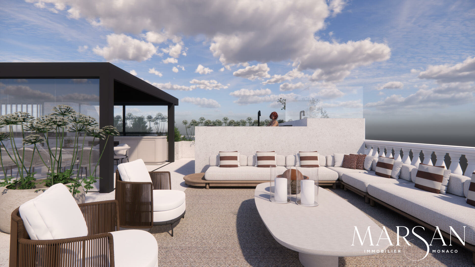 Duplex lussuosamente ristrutturato – Residenza Ambassador, Boulevard des Moulins