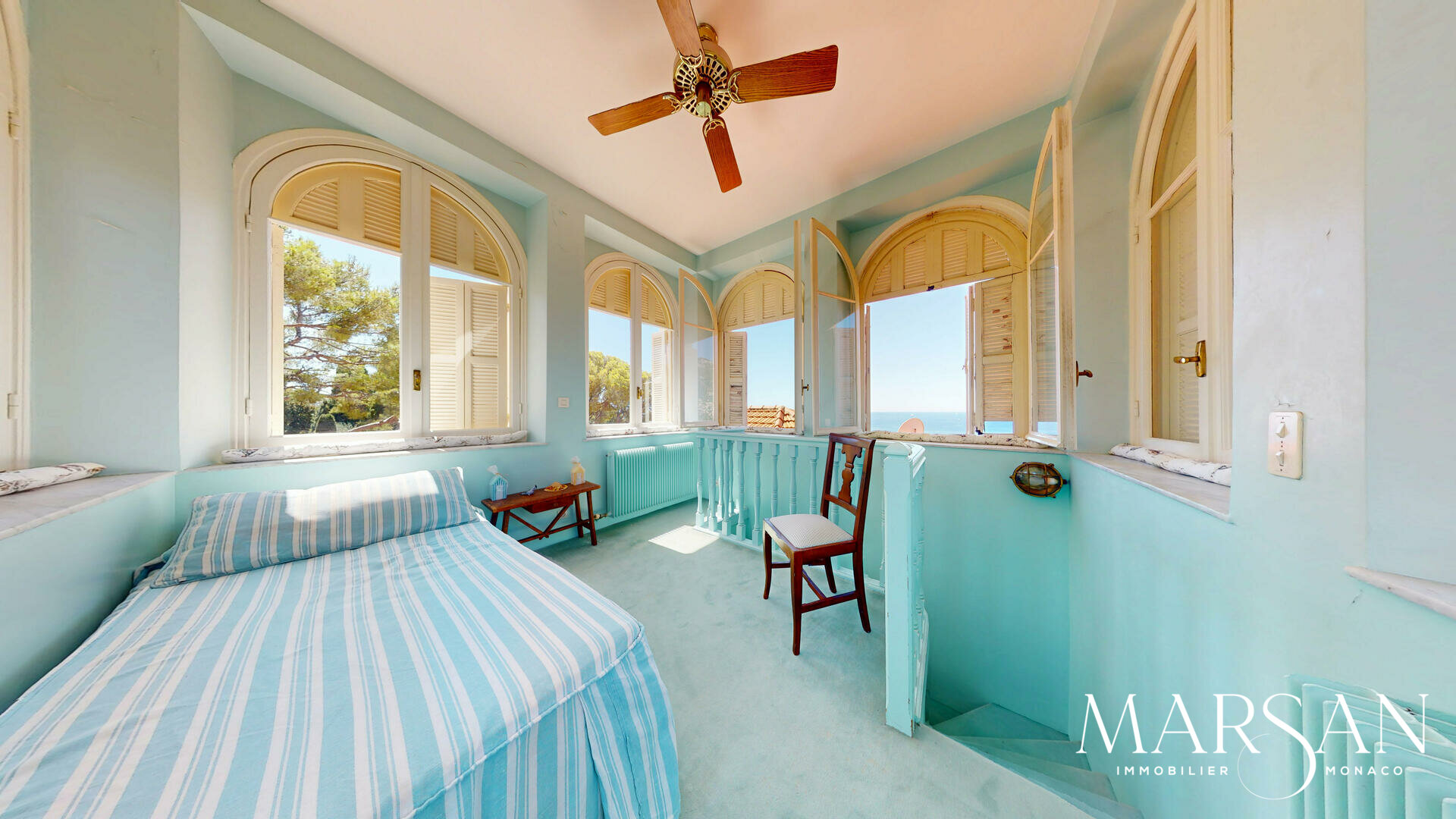 Bien rare : Appartement d'exception au sein d'une villa de prestige à Roquebrune-Cap-Martin